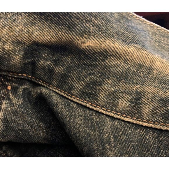 Vintage Calvin Klein Denim Jacket, Medium Wash, Made in USA, Womens SZ L - Picture 13 of 13